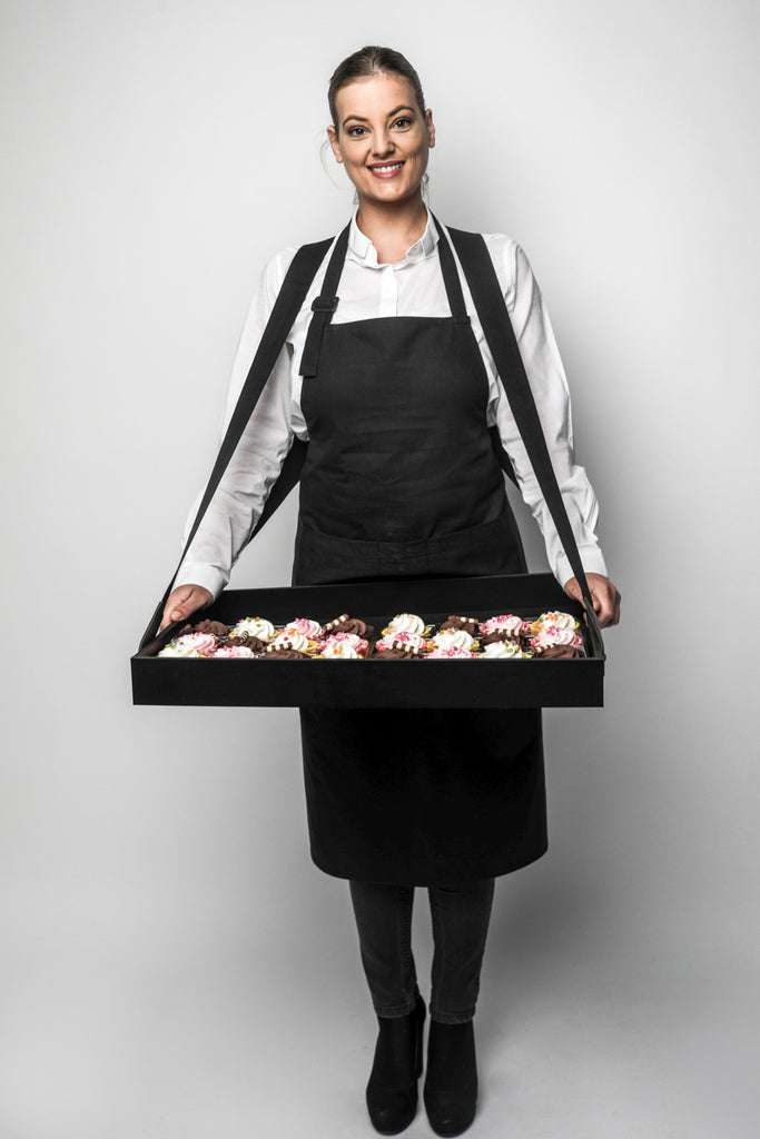 Slimline Black Usherette Tray