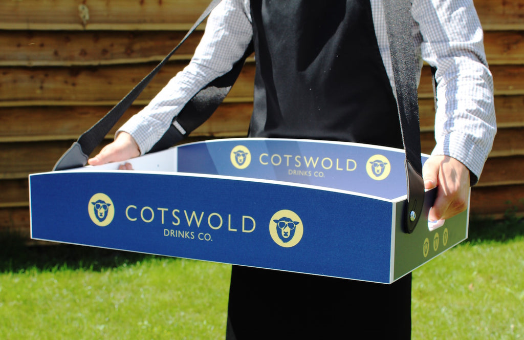 Large Usherette Tray with print