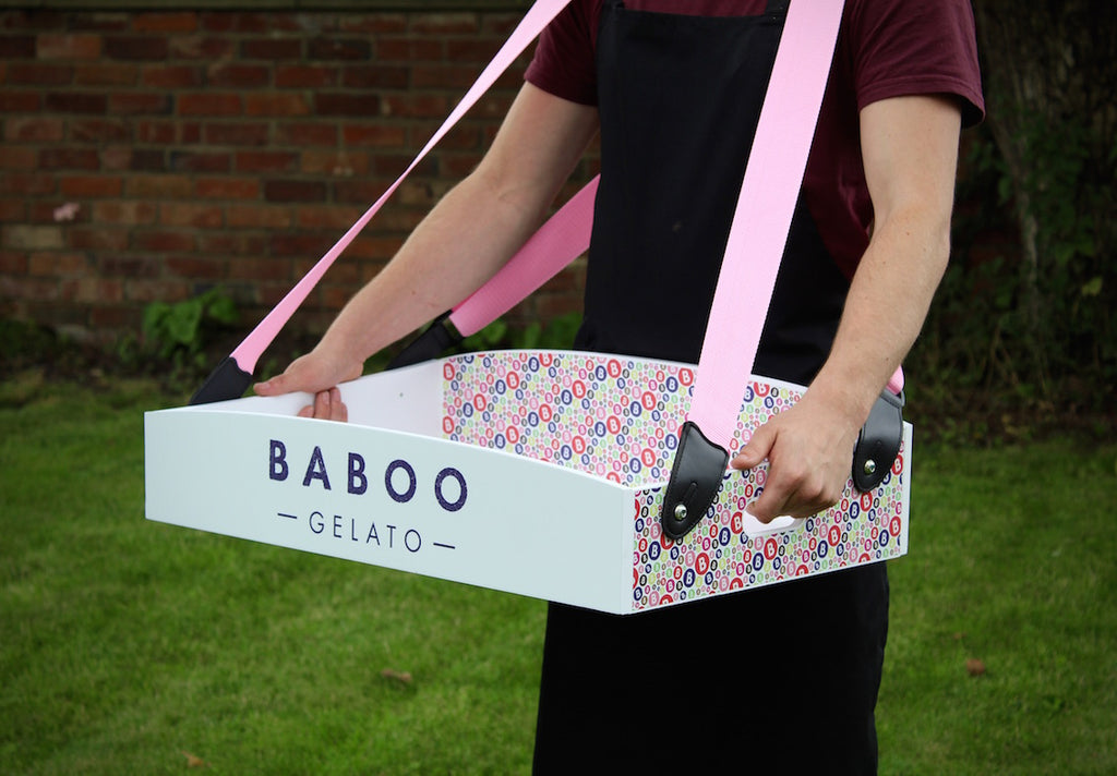 Large Usherette Tray with print