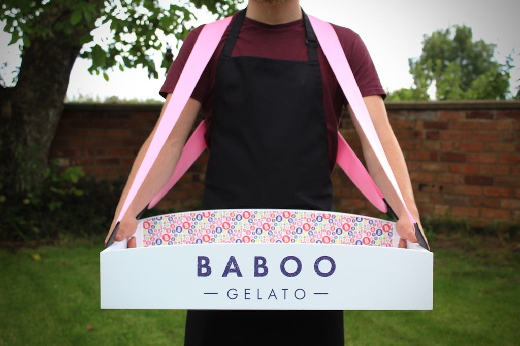 Large Usherette Tray with print