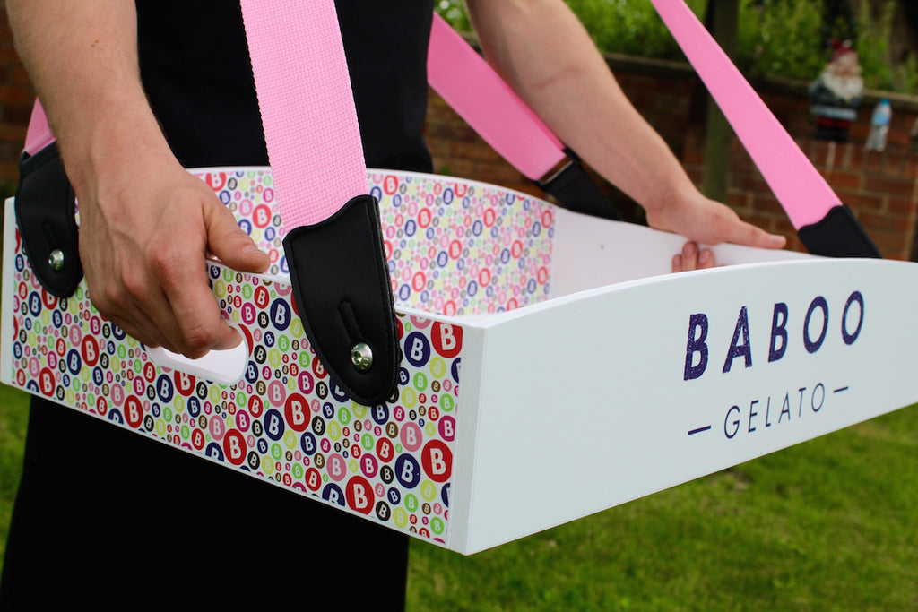 Large Usherette Tray with print