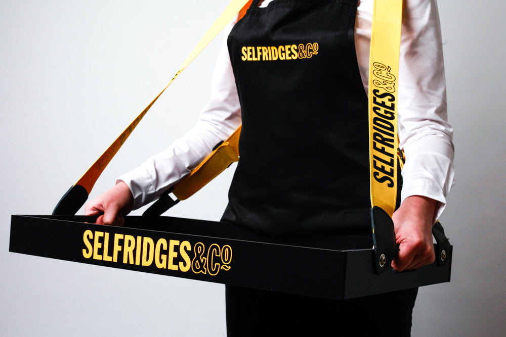 apron with logo printed