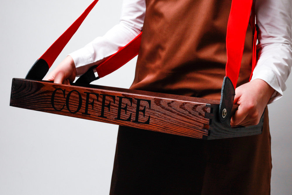Vintage Usherette Tray with Logo 