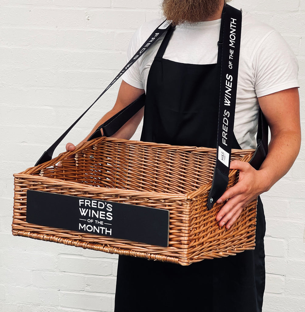 Large Wicker usherette trays