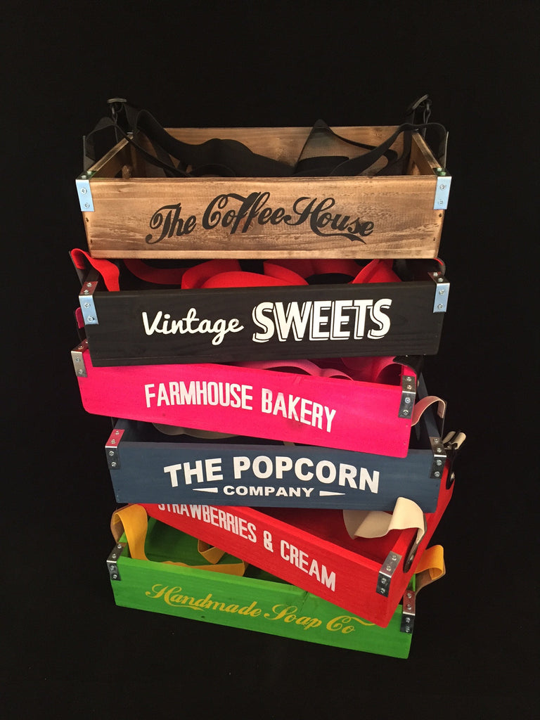 custom vintage usherette tray